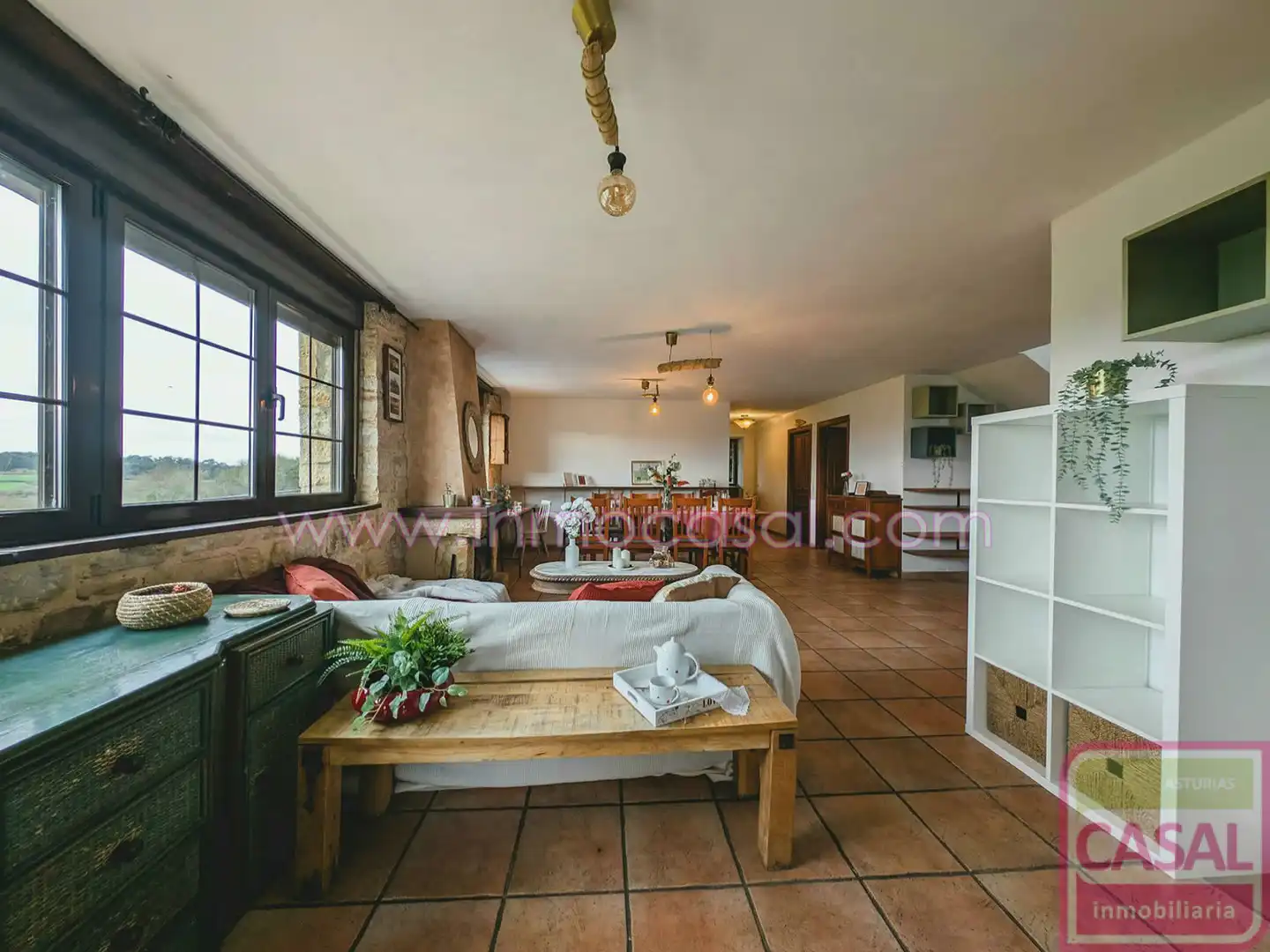 Sala de estar de Casa o chalet en venta en Colunga con Calefacción, Terraza y Trastero