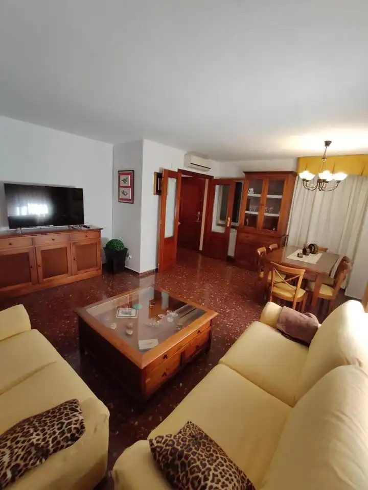 Sala d'estar de Pis de lloguer en Valencia amb Aire condicionat, Calefacció i Moblat
