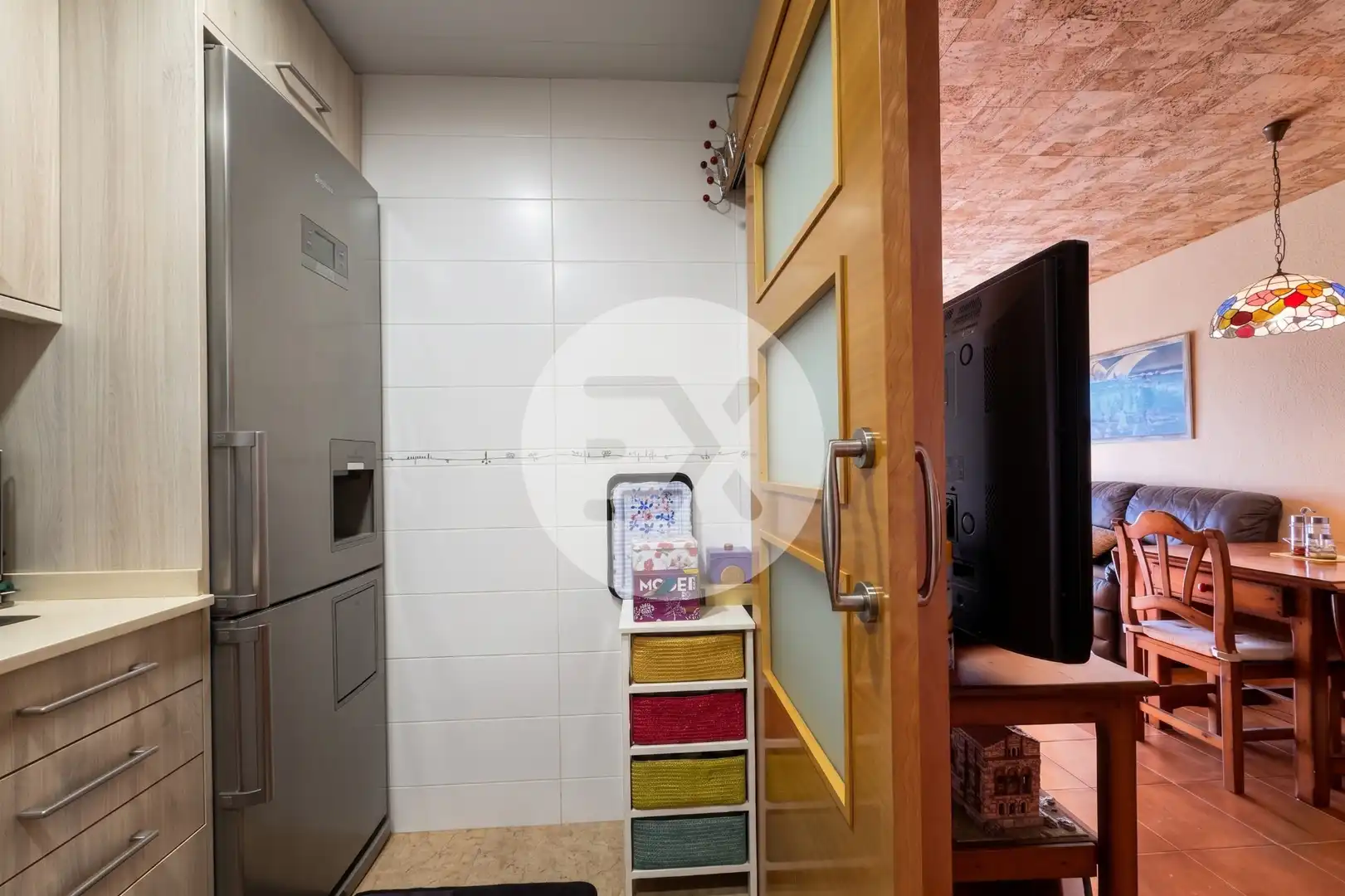 Kitchen of Flat for sale in Castelldefels  with Air Conditioner, Terrace and Community pool