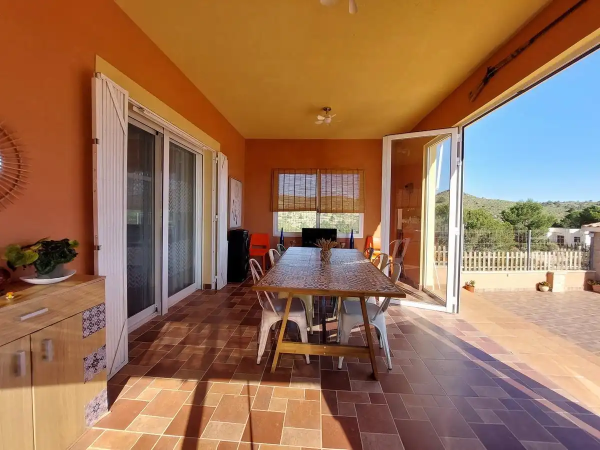 Terrassa de Casa o xalet en venda en Aigües amb Calefacció, Jardí privat i Terrassa