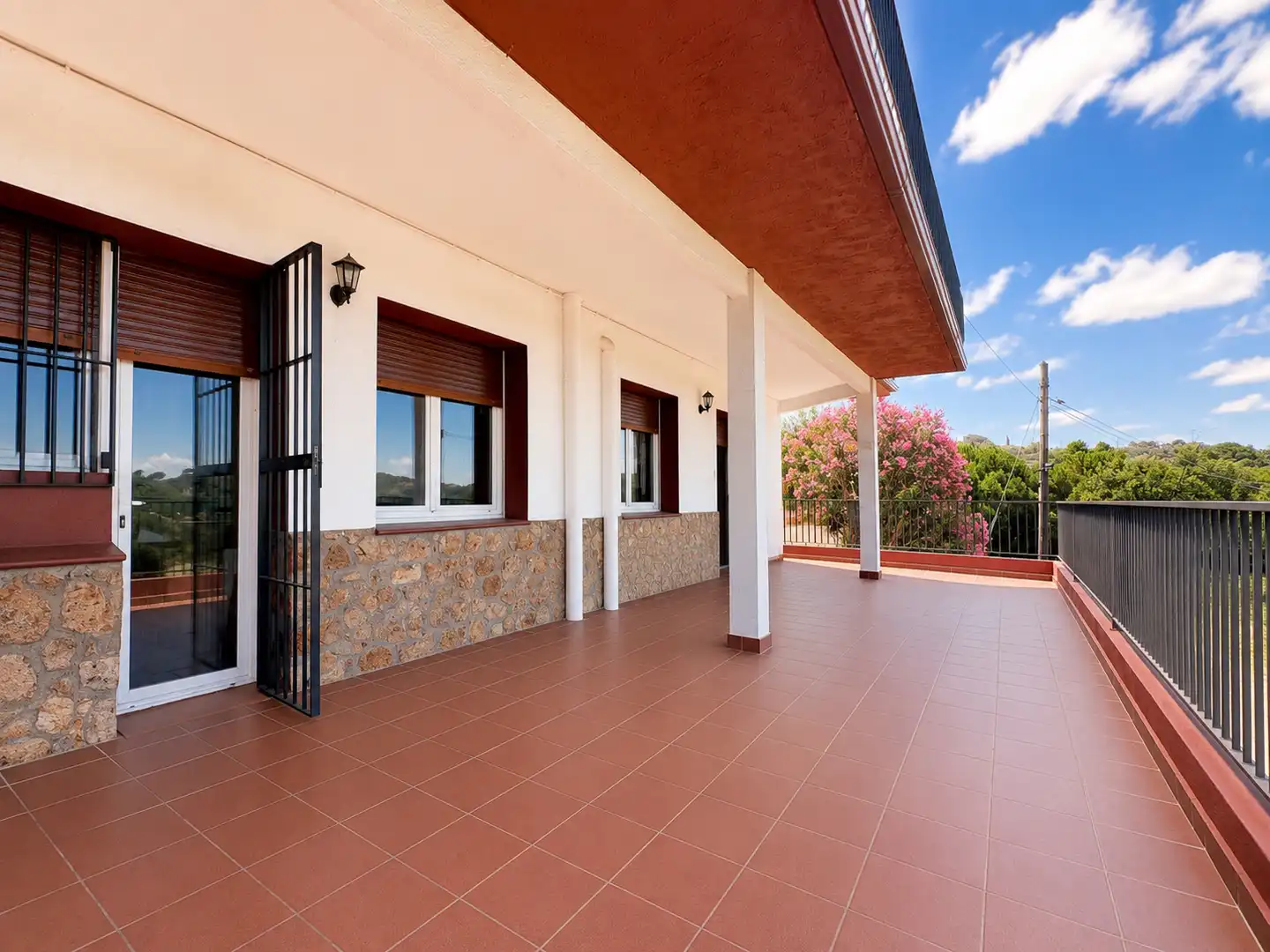 Terrace of Country homes for sale in Argentona  with Air Conditioner, Heating and Private garden