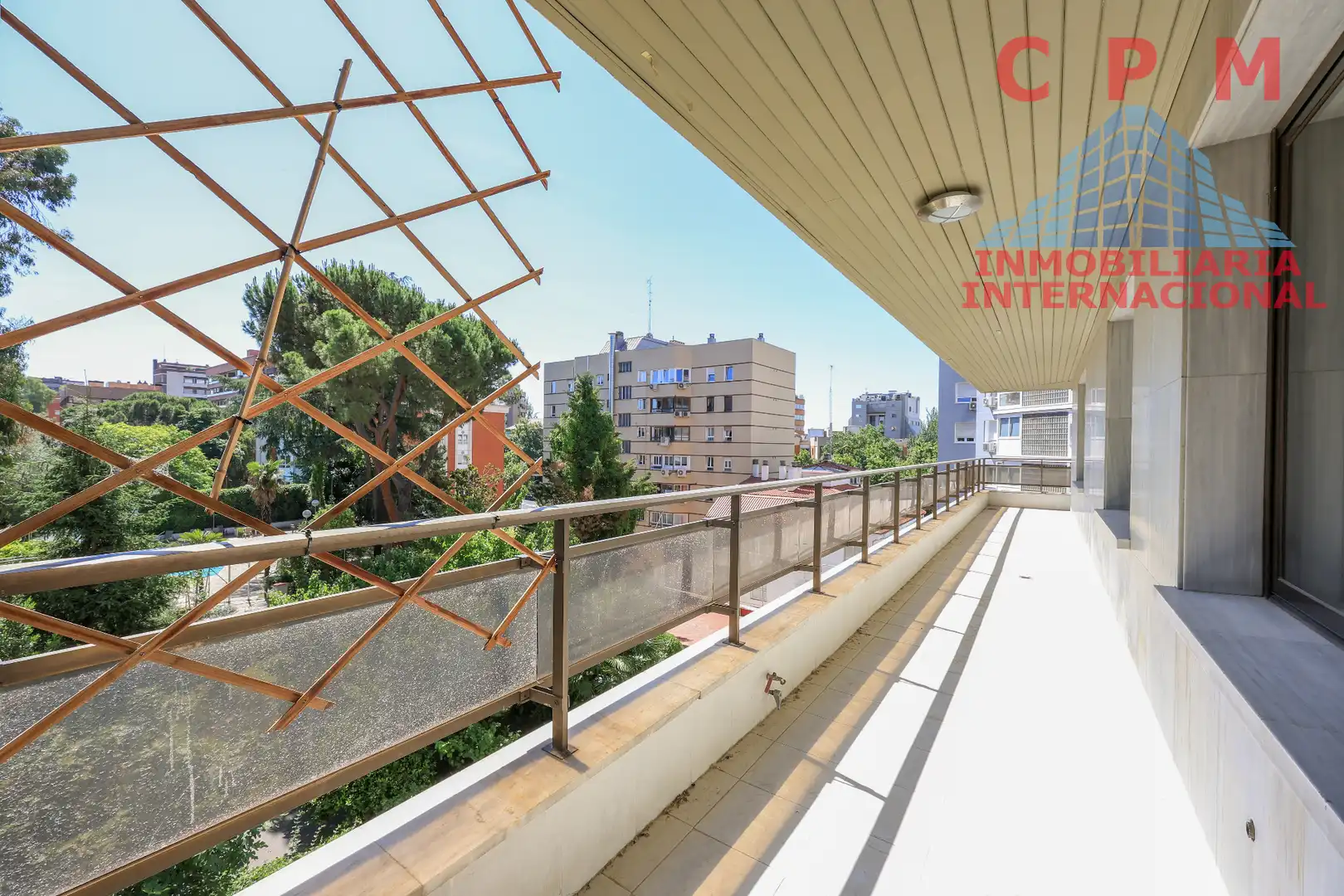 Terrasse von Wohnung zur Miete in Madrid mit Klimaanlage, Heizung und Parkett