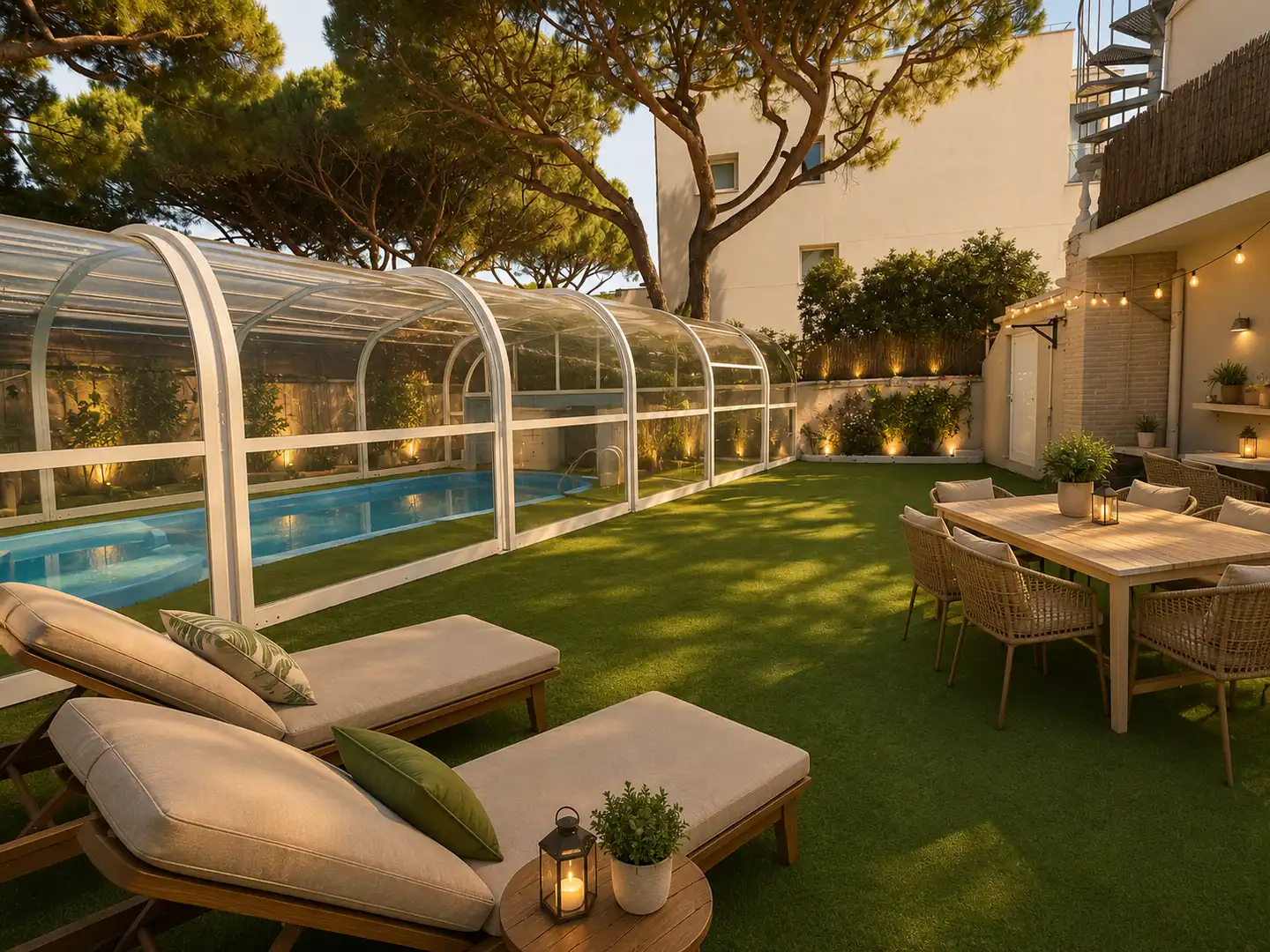 Terrace of Houses for rent in Castelldefels