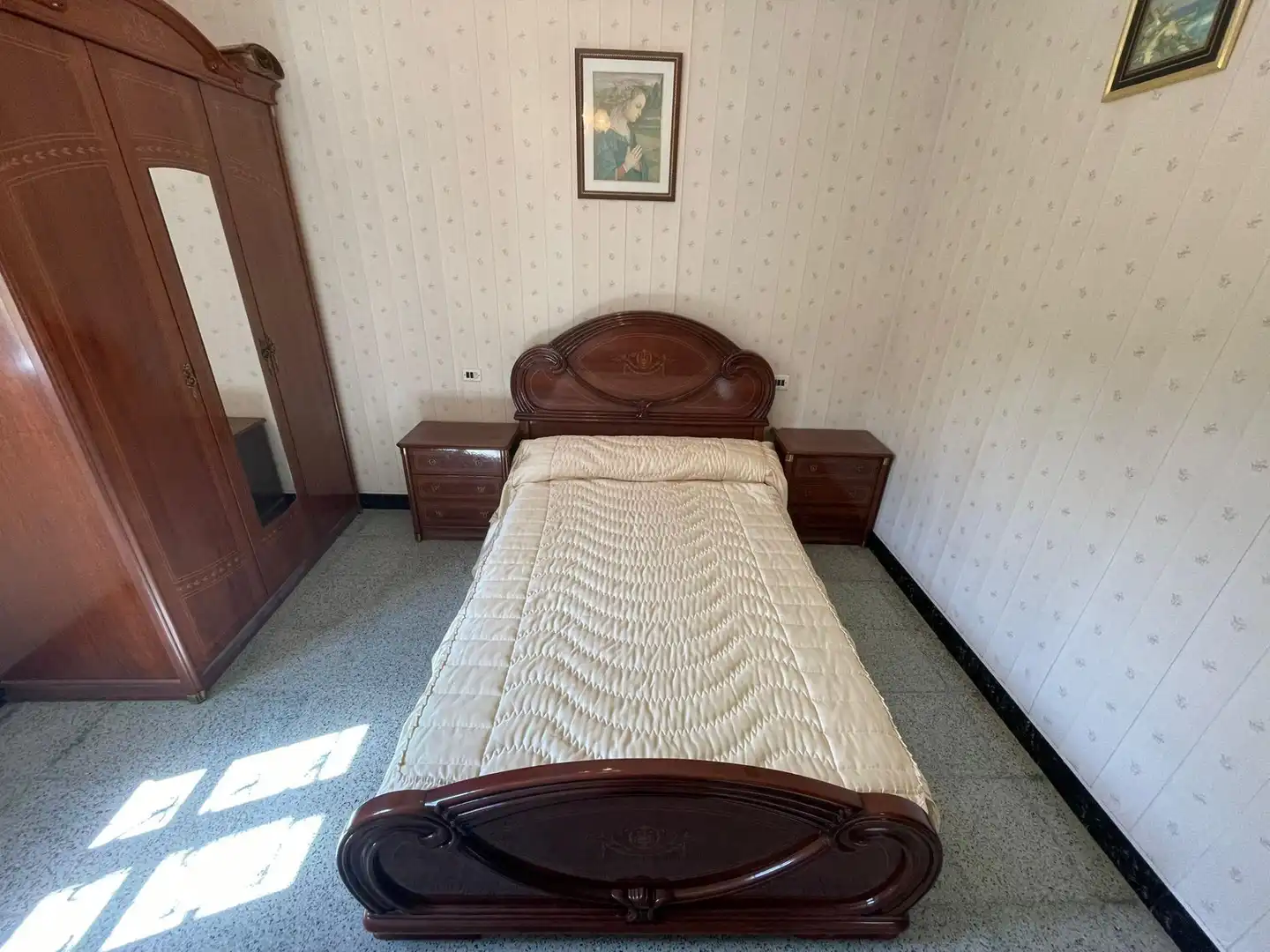 Habitación de Casa o chalet en venta en Porto do Son con Jardín privado, Amueblado y Balcón
