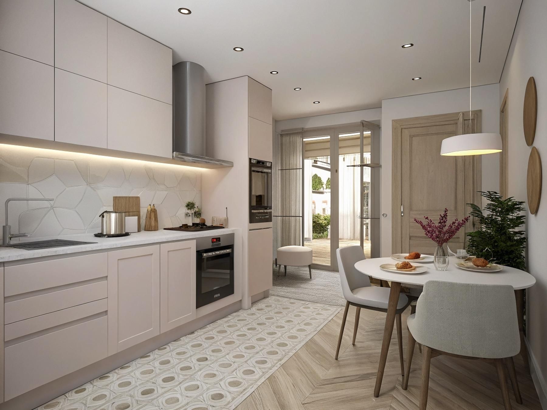 Kitchen of Flat for sale in  Valencia Capital  with Balcony