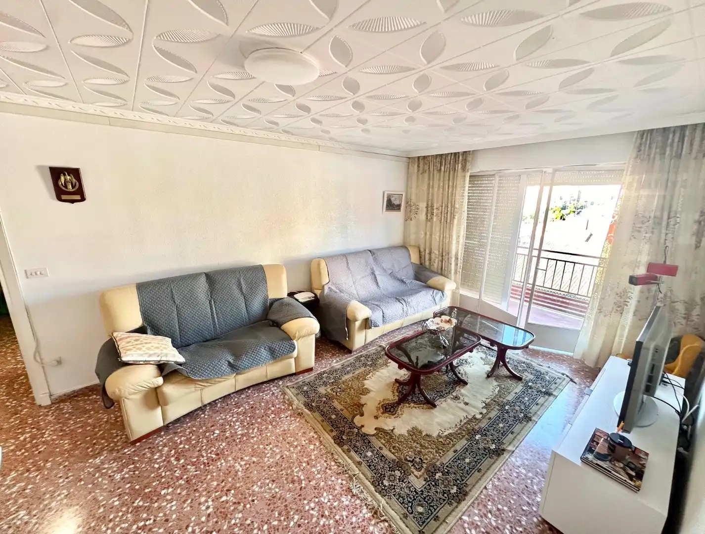 Sala d'estar de Apartament de lloguer en Cartagena amb Aire condicionat, Moblat i Rentadora