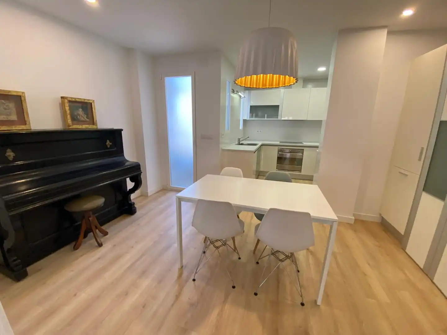Dining room of Flat for rent in Albacete  with Air Conditioner, Heating and Parquet flooring