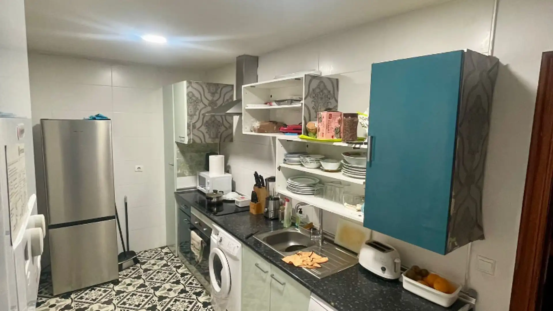 Cocina de Piso en venta en Palencia Capital con Calefacción y Amueblado