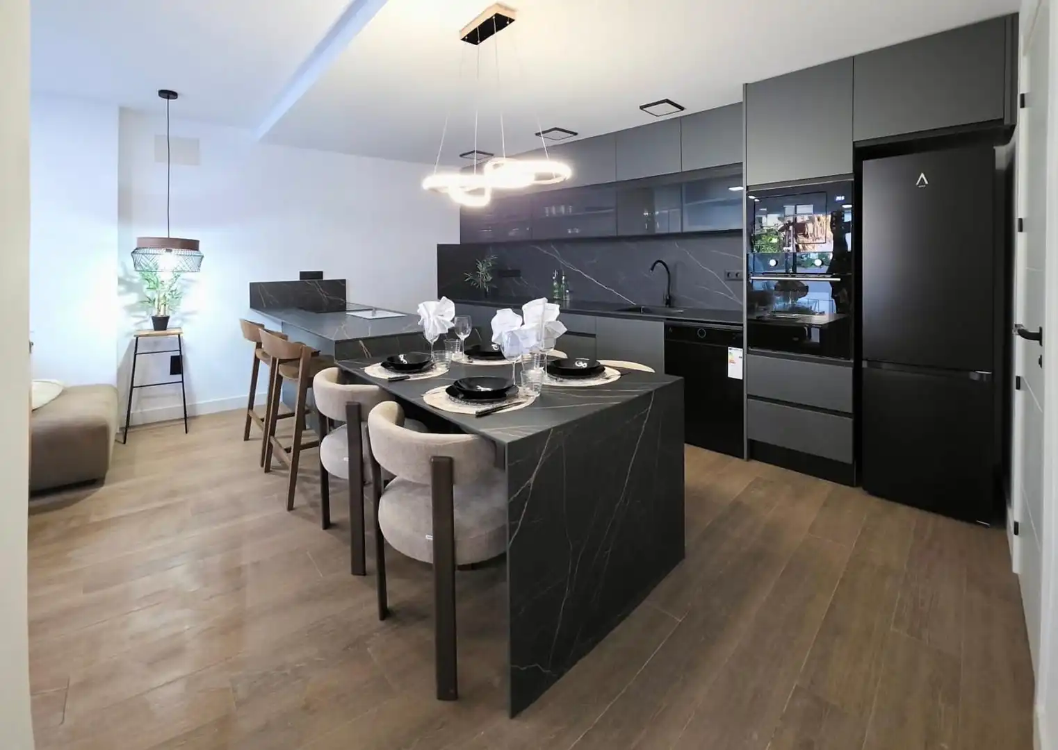 Kitchen of Detached homes for rent in Torrevieja  with Air Conditioner, Heating and Terrace