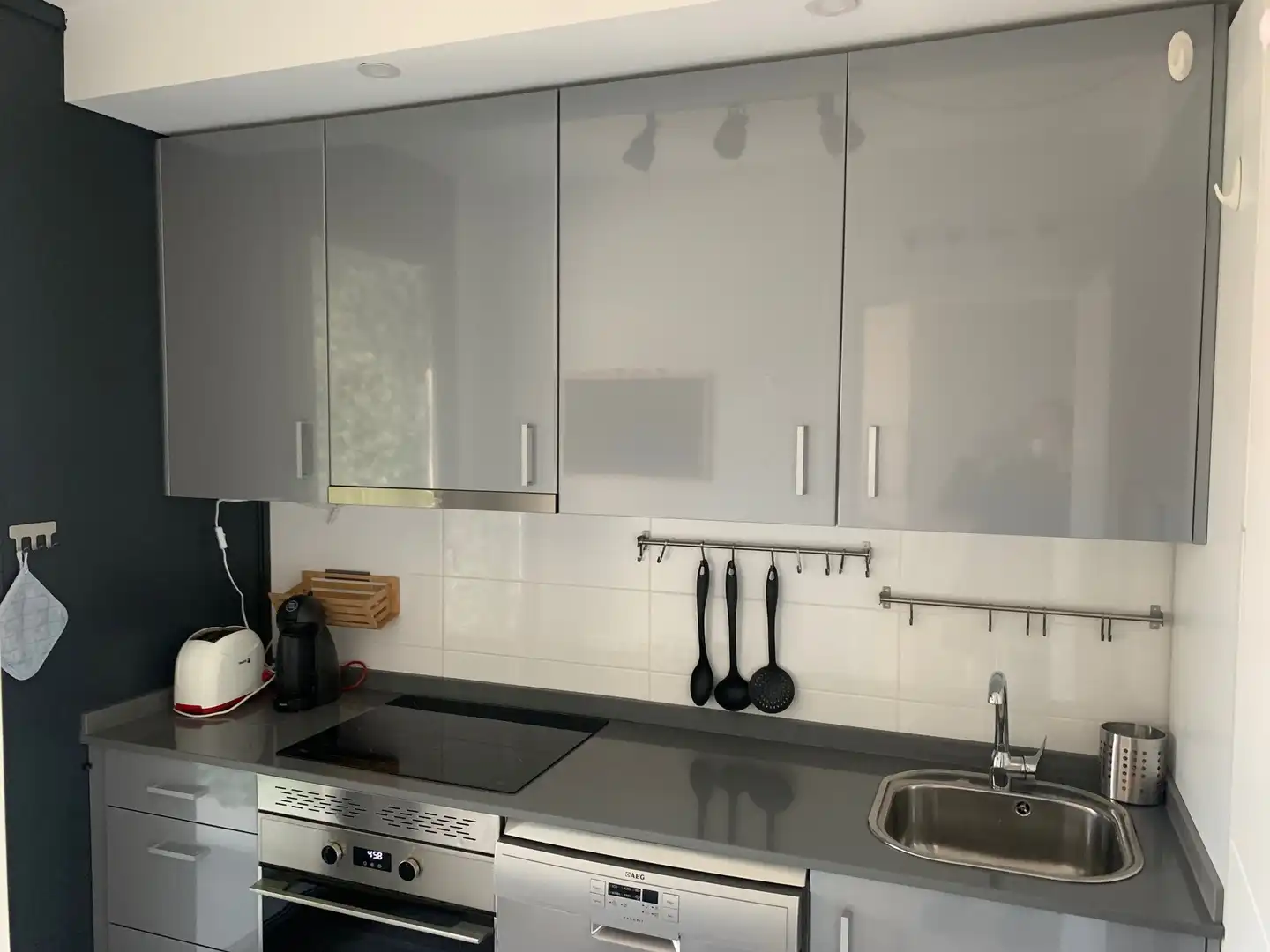 Kitchen of Flat for rent in Madrid  with Air Conditioner, Heating and Terrace