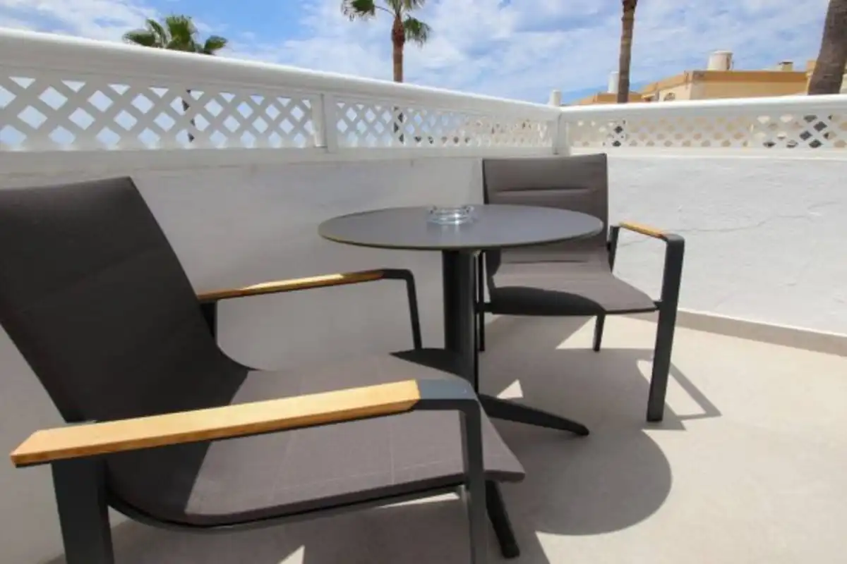 Terraza de Apartamento en venta en Mijas con Aire acondicionado, Terraza y Piscina comunitaria
