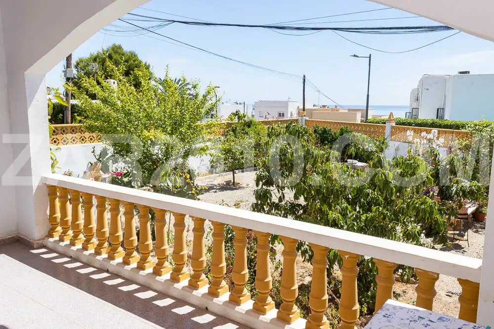 Vista exterior de Casa o chalet en venta en Mojácar con Aire acondicionado, Jardín privado y Parquet