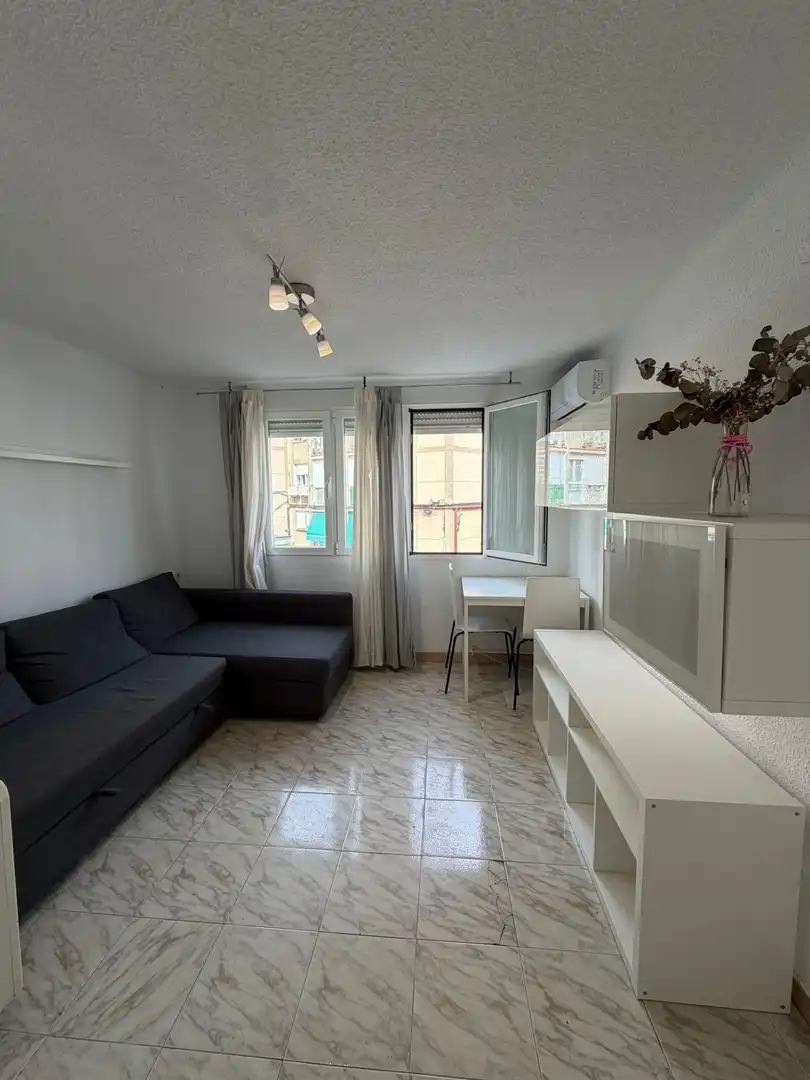 Sala de estar de Piso de alquiler en Madrid con Aire acondicionado, Calefacción y Amueblado