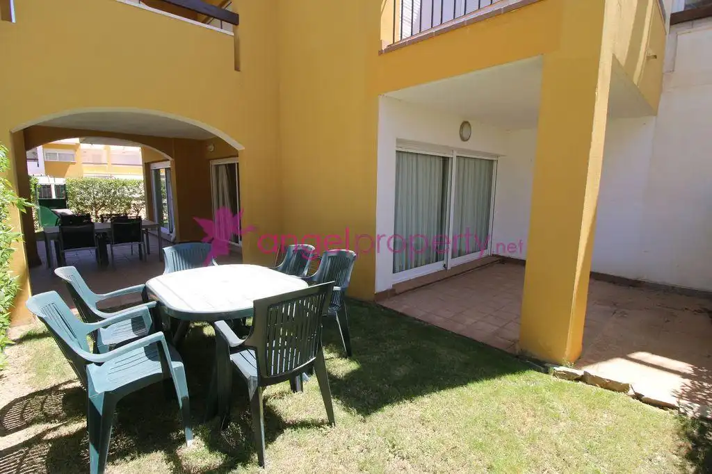 Garden of Apartments for rent in Vera  with Air Conditioner, Terrace and Swimming Pool