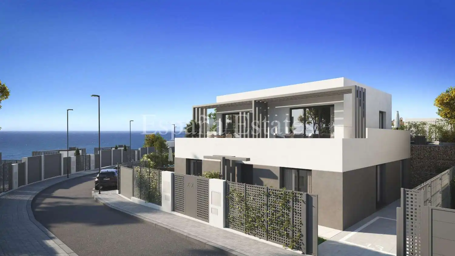 Außenansicht von Einfamilien-Reihenhaus zum Verkauf in Vélez-Málaga mit Klimaanlage, Heizung und Terrasse