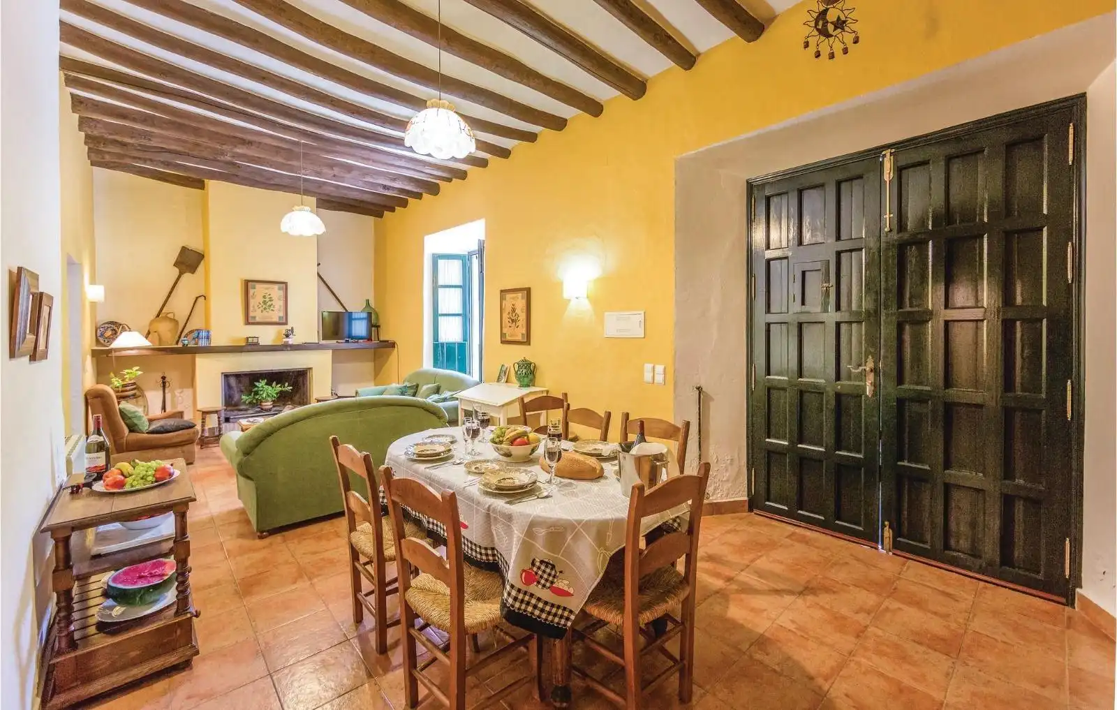 Dining room of Houses for sale in Málaga  with Private garden, Swimming Pool and Furnished