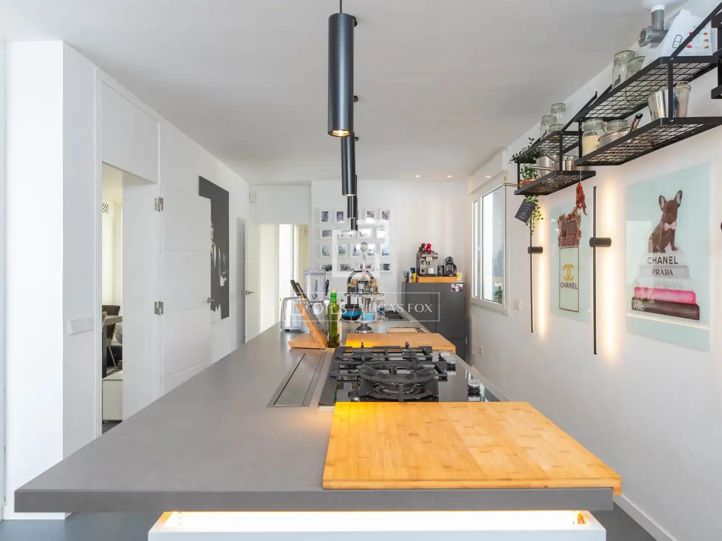 Kitchen of Houses for sale in Santa Eulària des Riu  with Air Conditioner, Heating and Terrace