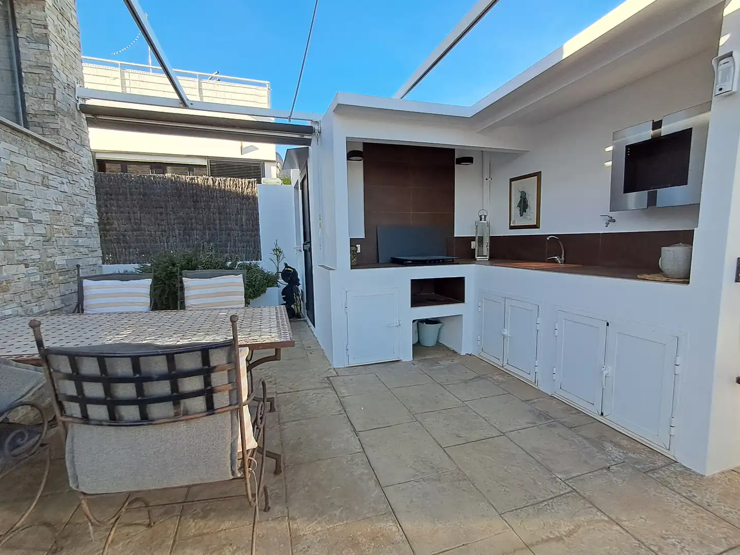 Terrassa de Casa o xalet en venda en Polop amb Aire condicionat, Calefacció i Jardí privat