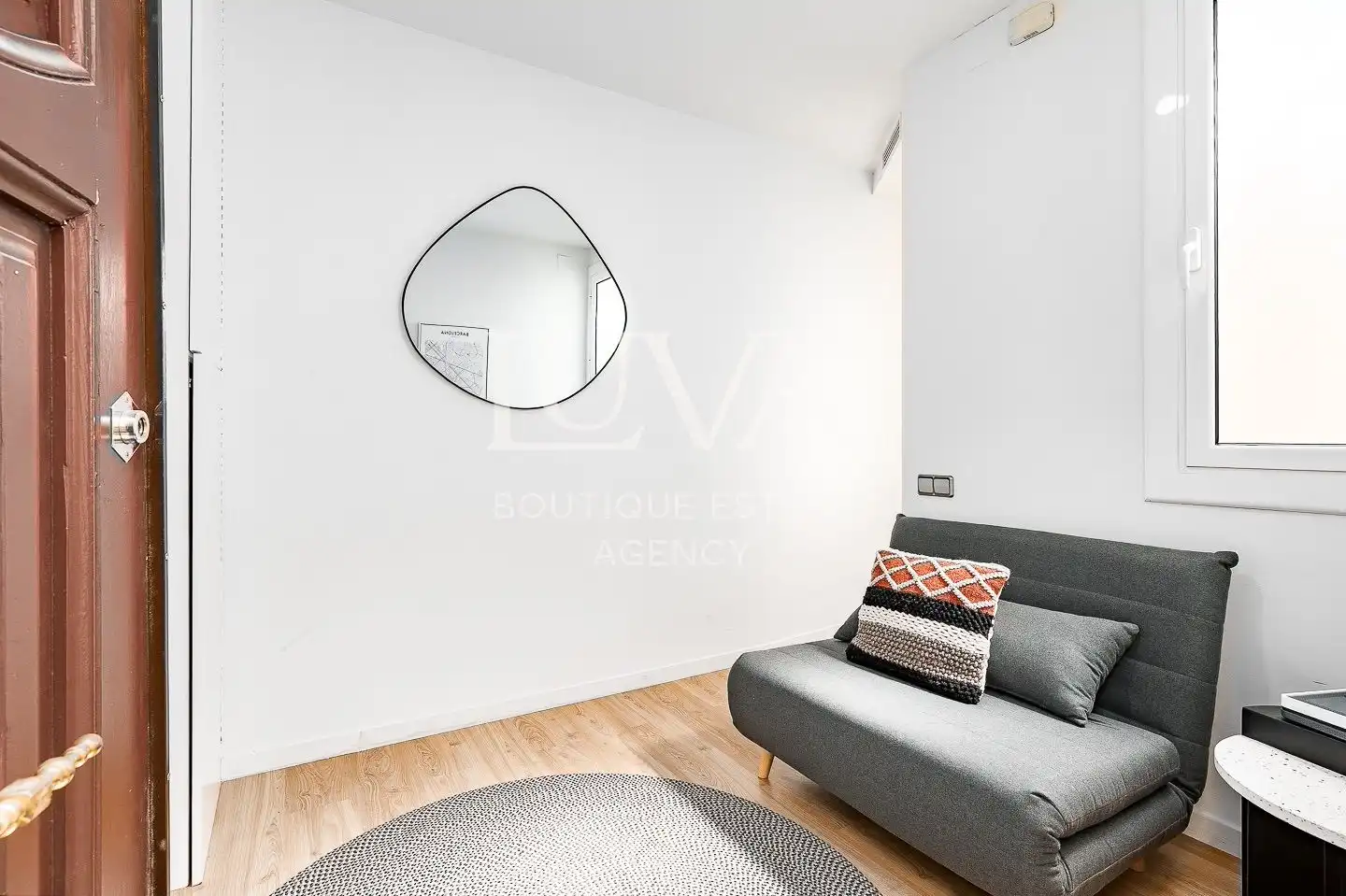 Sala de estar de Ático en venta en Barcelona con Aire acondicionado, Calefacción y Terraza