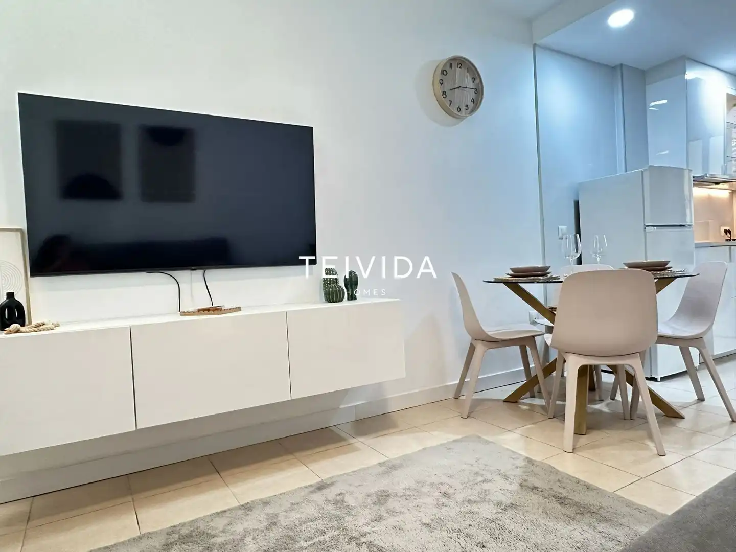 Living room of Flat for rent in Santiago del Teide  with Air Conditioner, Terrace and Swimming Pool