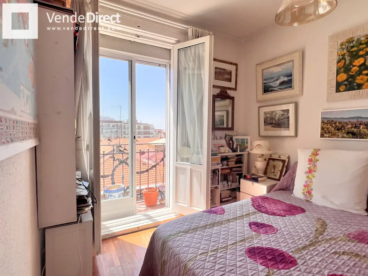 Habitación de Piso en venta en Madrid con Trastero, Amueblado y Balcón