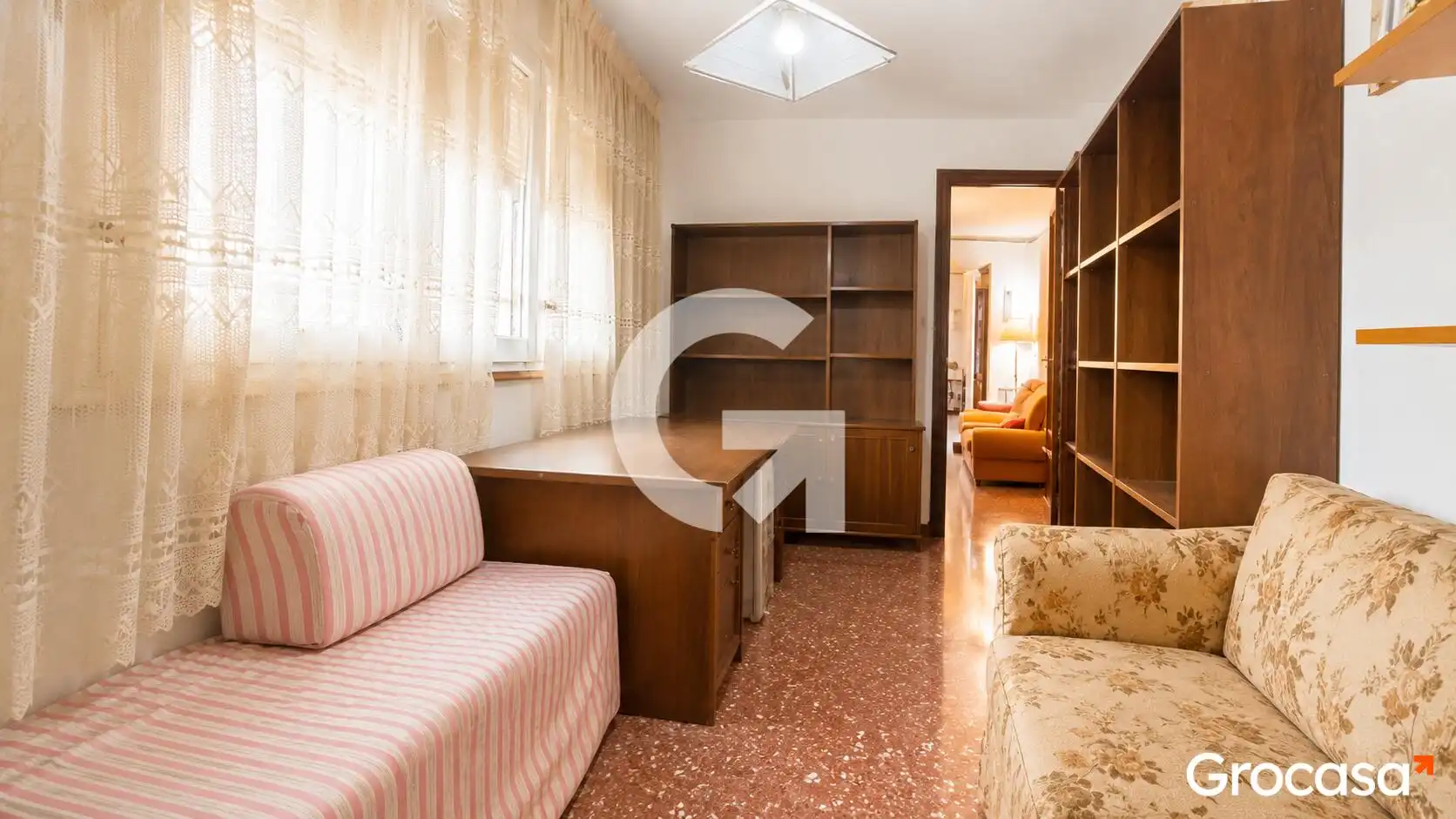 Living room of Flat for sale in L'Hospitalet de Llobregat  with Air Conditioner and Balcony