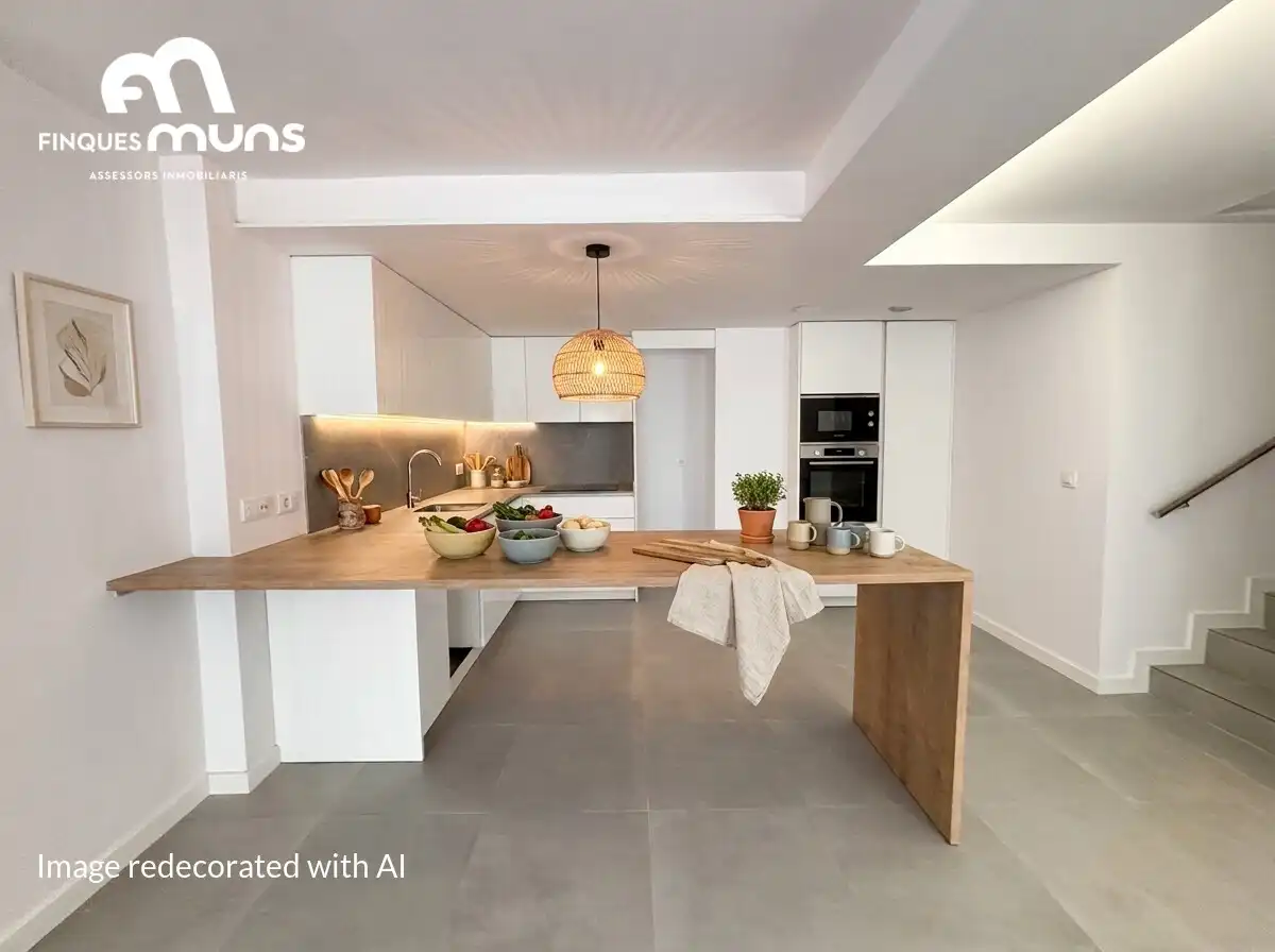 Cocina de Piso en venta en Girona con Aire acondicionado, Calefacción y Terraza