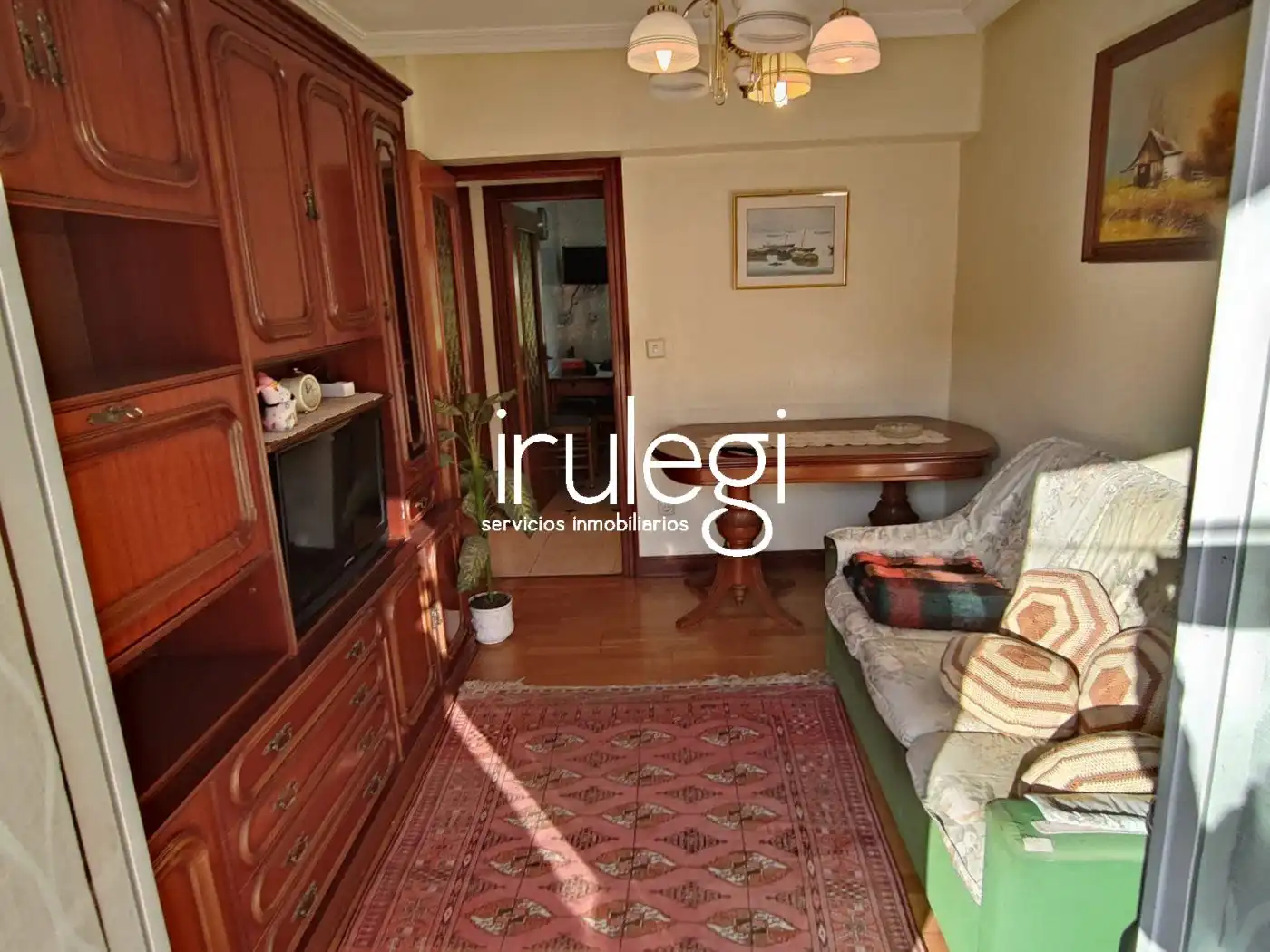 Living room of Flat for rent in Andoain  with Heating, Storage room and Furnished
