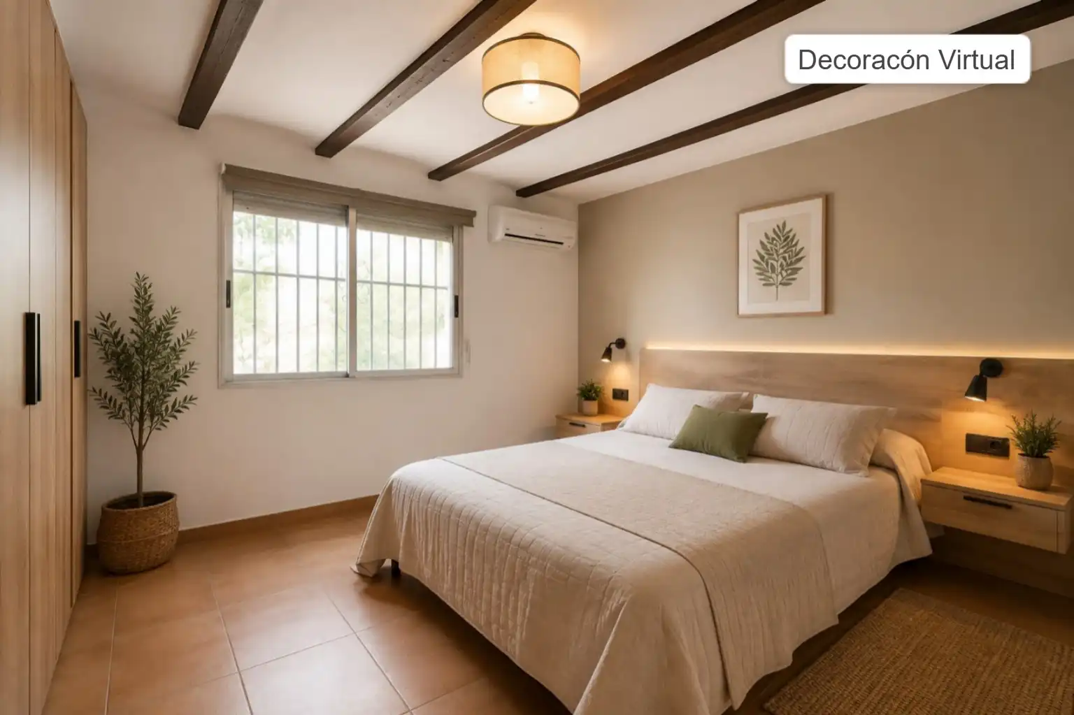 Dormitori de Casa o xalet en venda en Alberic amb Jardí privat, Terrassa i Traster