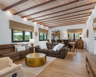 Sala d'estar de Casa o xalet en venda en Elche / Elx amb Aire condicionat, Calefacció i Jardí privat