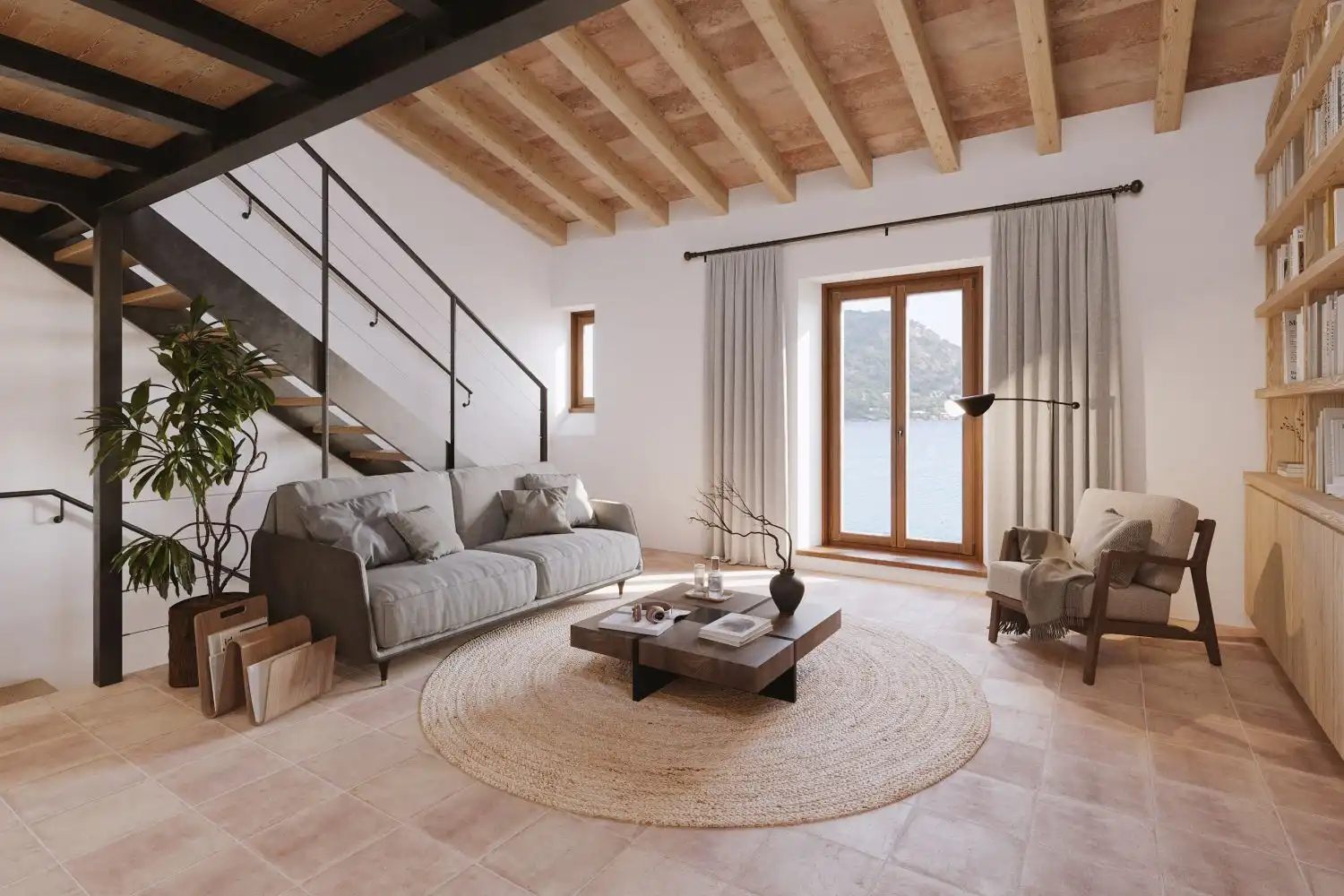 Sala d'estar de Casa o xalet en venda en Son Servera amb Aire condicionat, Calefacció i Terrassa
