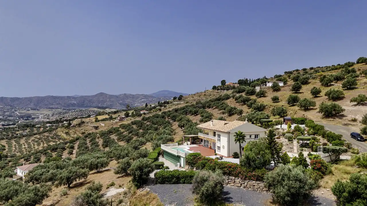 Exterior view of Houses for sale in Alcaucín  with Air Conditioner, Terrace and Swimming Pool