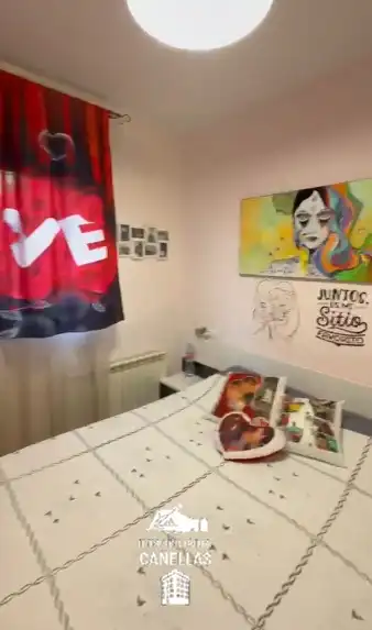 Schlafzimmer von Wohnung zum Verkauf in Tàrrega mit Klimaanlage, Heizung und Terrasse