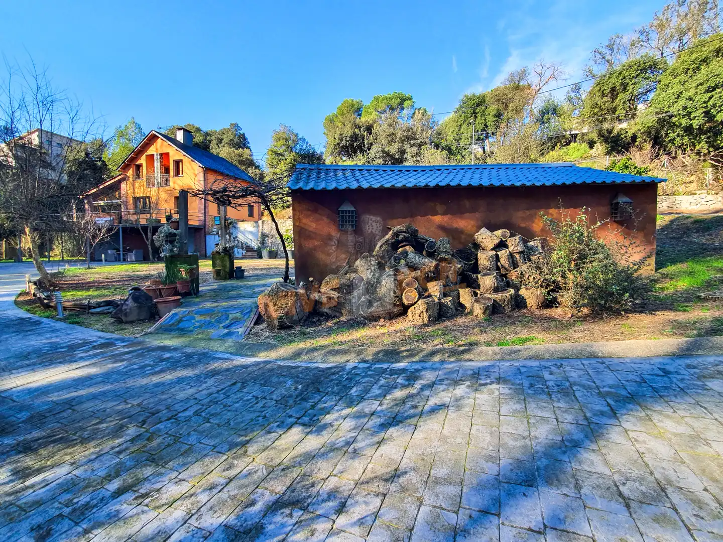 Vista exterior de Casa o chalet en venta en Sant Celoni con Aire acondicionado, Calefacción y Jardín privado