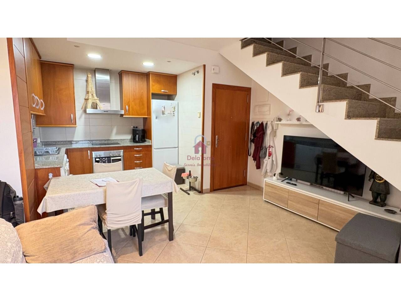 Kitchen of Duplex for sale in Terrassa  with Air Conditioner and Heating