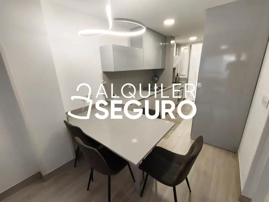 Kitchen of Flat for rent in Sant Joan d'Alacant  with Air Conditioner, Swimming Pool and Furnished
