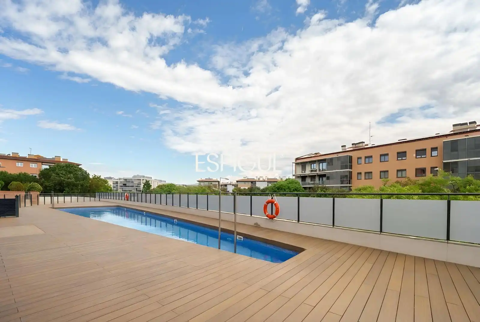 Swimming pool of Flat for sale in Sant Cugat del Vallès  with Air Conditioner, Heating and Parquet flooring