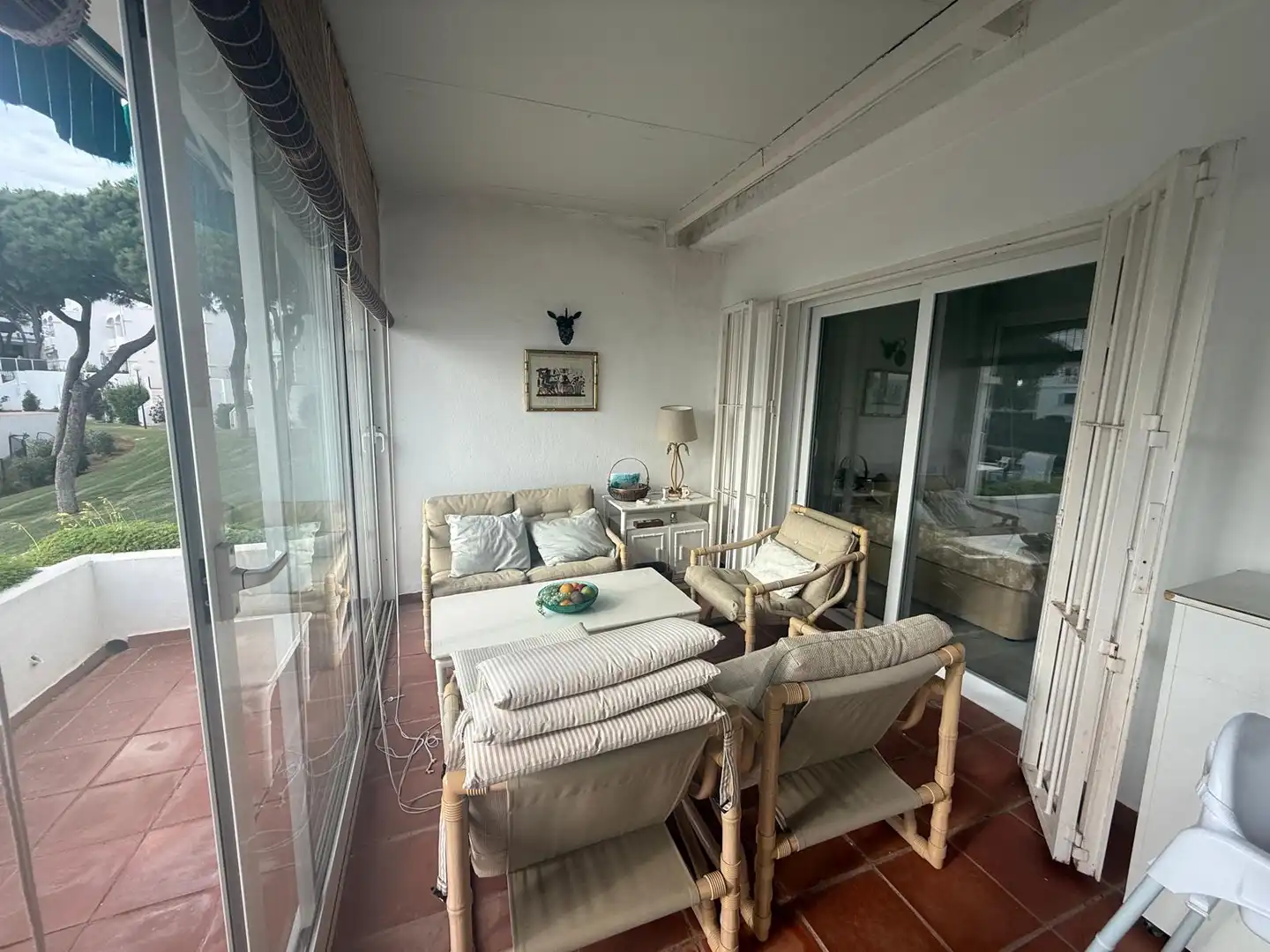 Terrasse von Wohnung zum Verkauf in Mijas mit Terrasse, Abstellraum und Möbliert