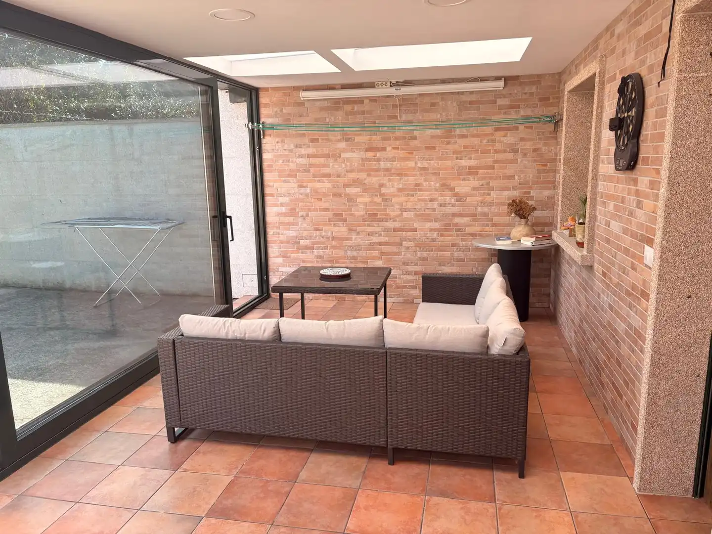 Terraza de Casa o chalet en venta en Santiago de Compostela  con Calefacción, Jardín privado y Terraza