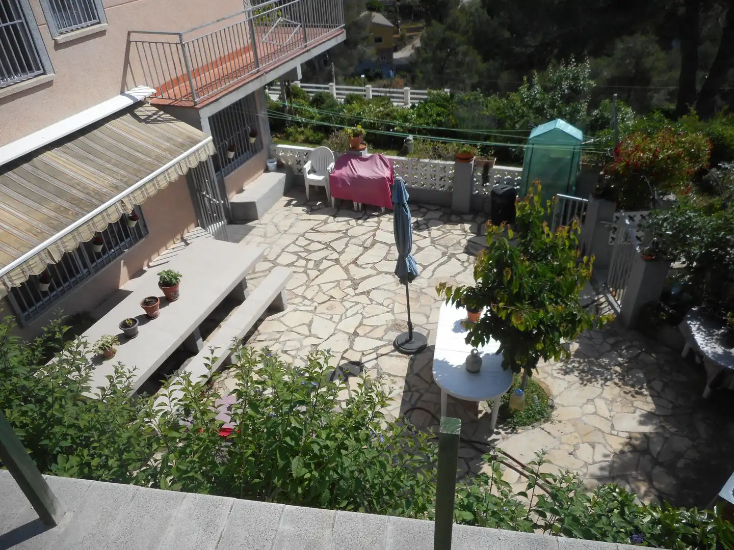 Terrassa de Casa o xalet en venda en Olesa de Bonesvalls amb Calefacció, Jardí privat i Terrassa