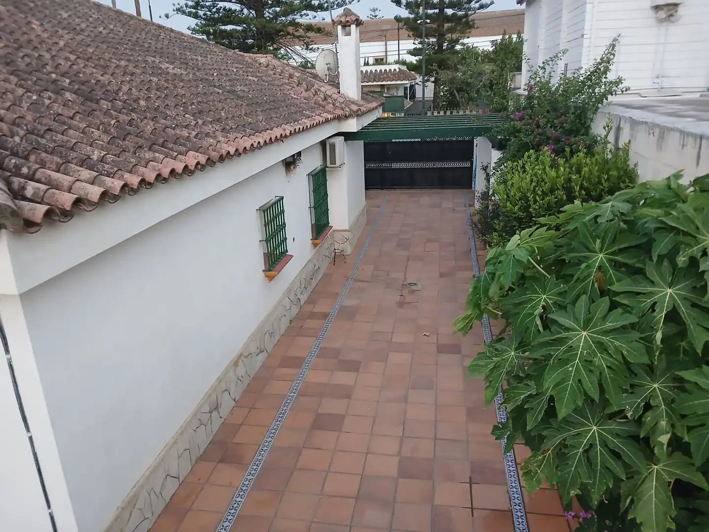 Vista exterior de Casa o chalet en venta en El Puerto de Santa María con Calefacción, Jardín privado y Amueblado