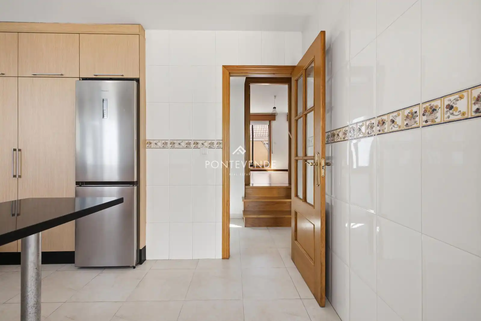 Kitchen of Attic for sale in Marín  with Heating, Parquet flooring and Terrace