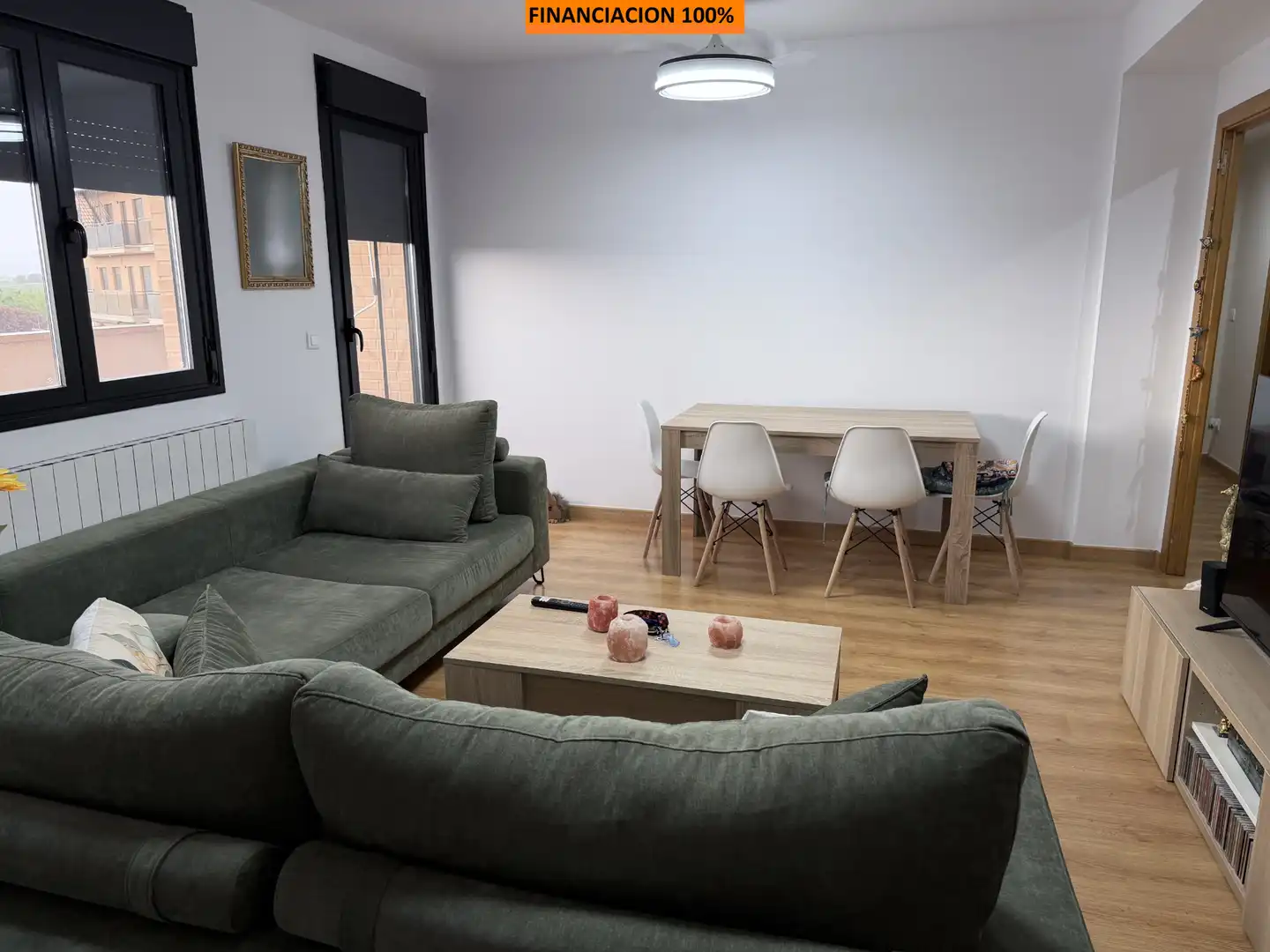 Sala de estar de Dúplex en venta en Zaragoza con Aire acondicionado, Calefacción y Terraza