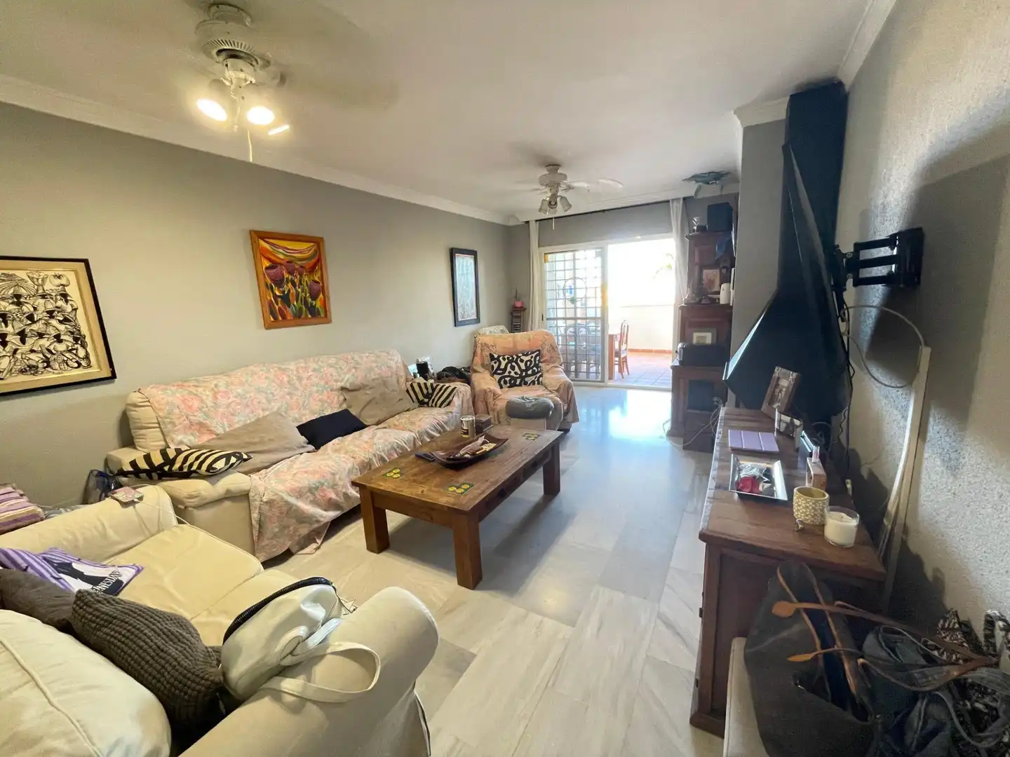 Sala de estar de Piso en venta en Montealto - Monterrey