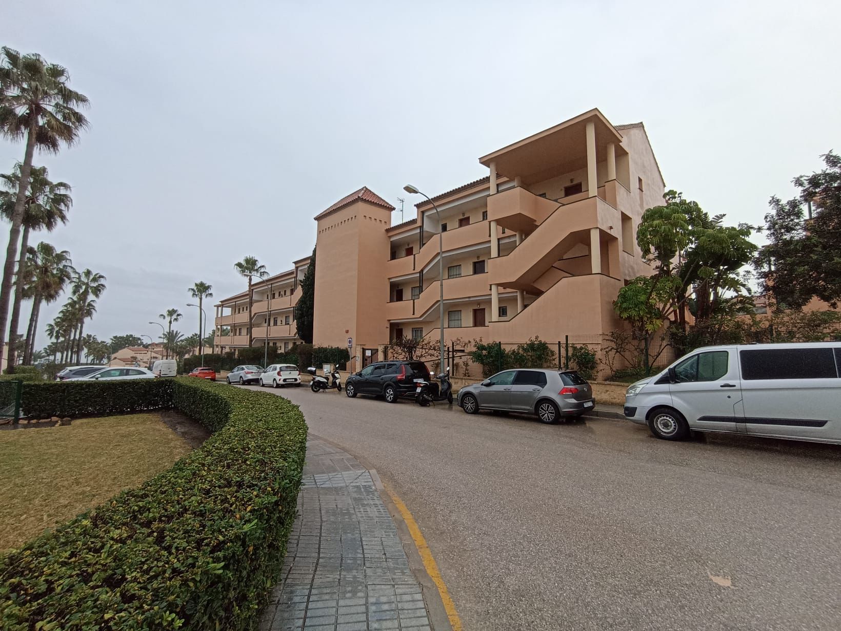Exterior view of Flat for sale in Mijas  with Terrace and Community pool