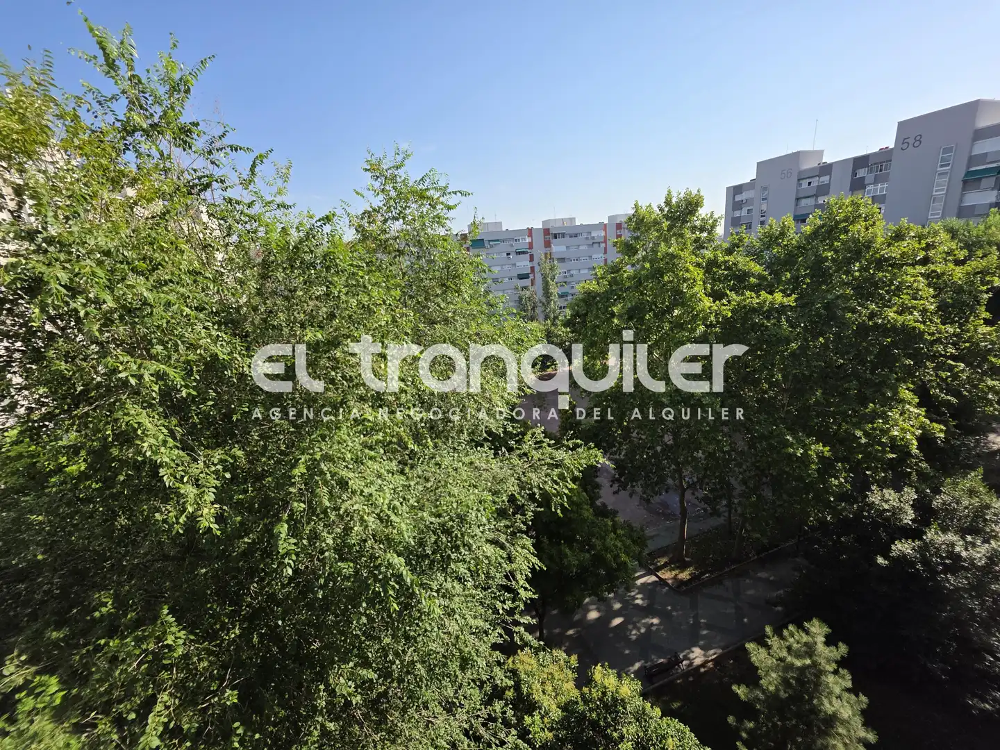 Exterior view of Flat for rent in Madrid  with Parquet flooring, Terrace and Furnished