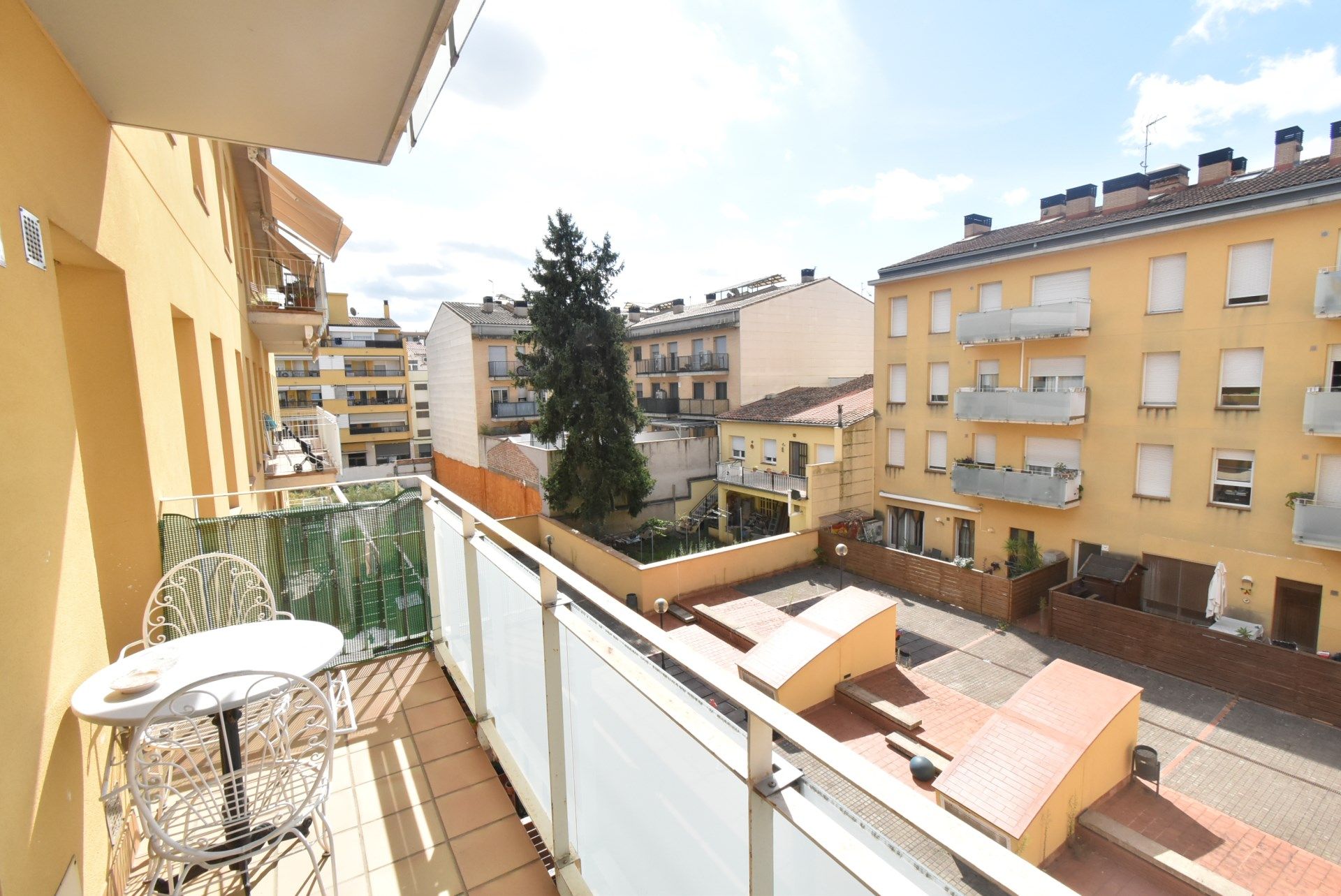 Terrace of Flat for sale in Girona Capital  with Heating, Terrace and Furnished