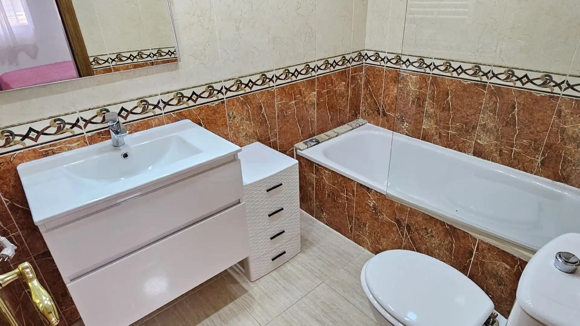Baño de Apartamento en venta en Oropesa del Mar / Orpesa con Aire acondicionado, Calefacción y Terraza