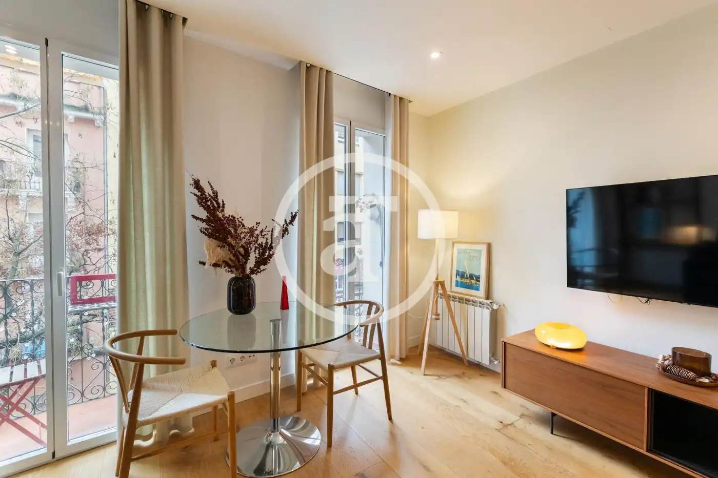 Appartamento con terrazza in affitto a Calle de Bretón de los Herreros