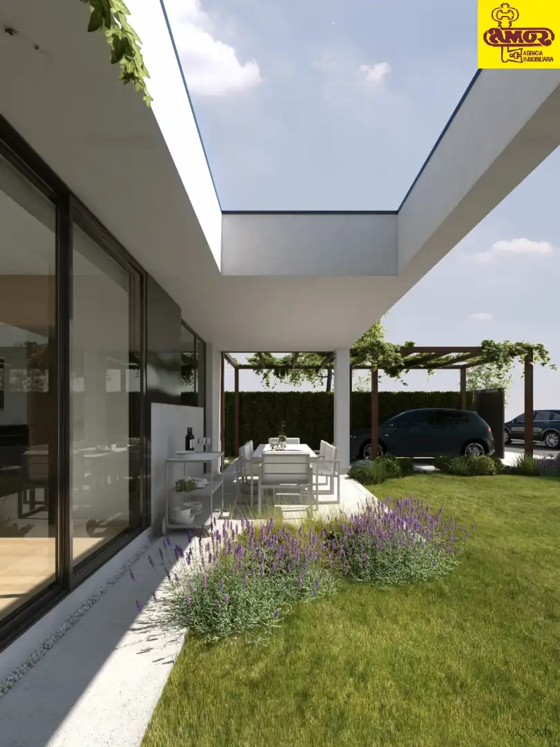 Terraza de Casa o chalet en venta en Santiago de Compostela  con Amueblado